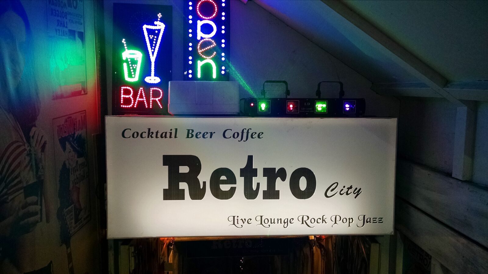 Motorola Moto X (1st Gen) sample photo. Bar, business, neon, nightlife photography