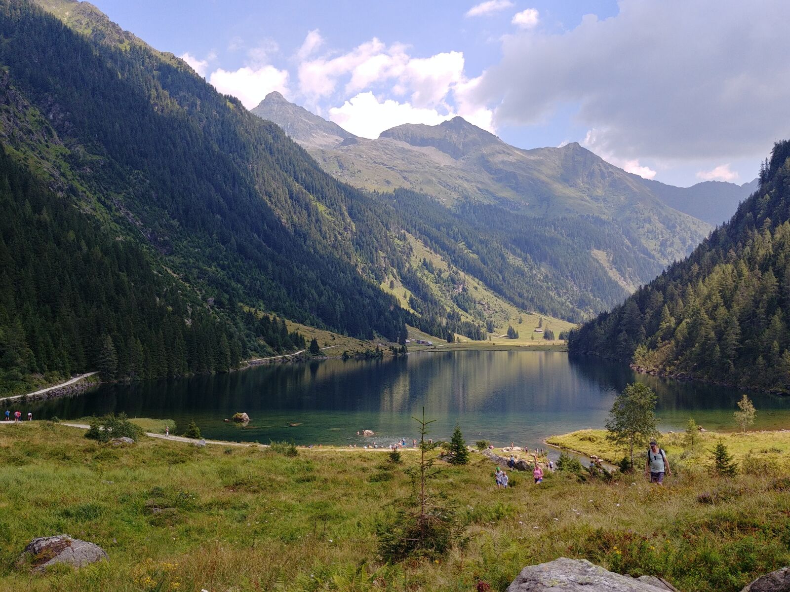 LG G6 sample photo. Mountains, lake, austria photography