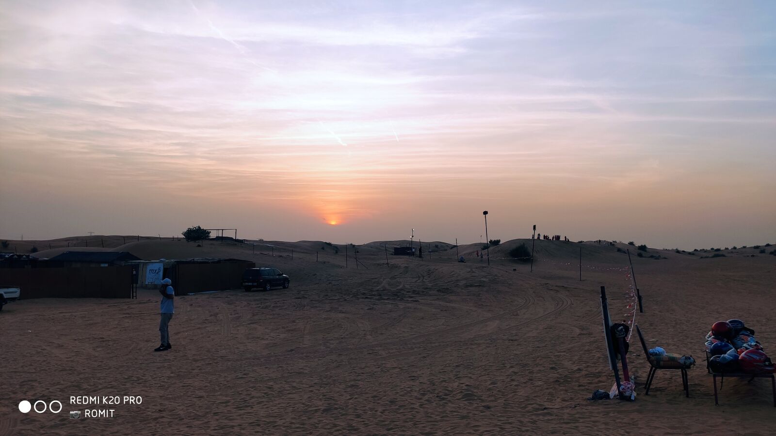 Xiaomi Redmi K20 Pro sample photo. Sunset, sand, sky photography
