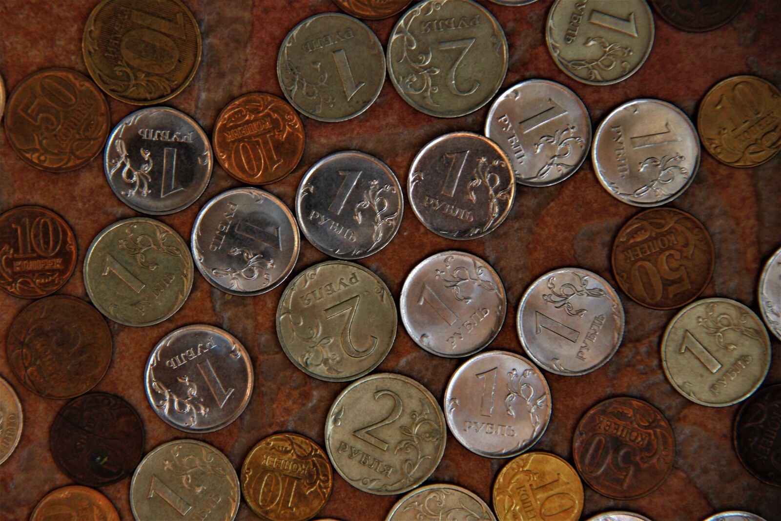 Canon EOS 550D (EOS Rebel T2i / EOS Kiss X4) sample photo. Coins, kopek, money photography