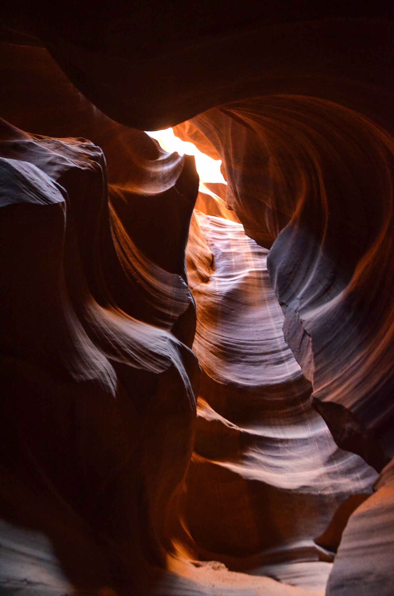 Nikon D5100 sample photo. Sand stone, slot canyon photography