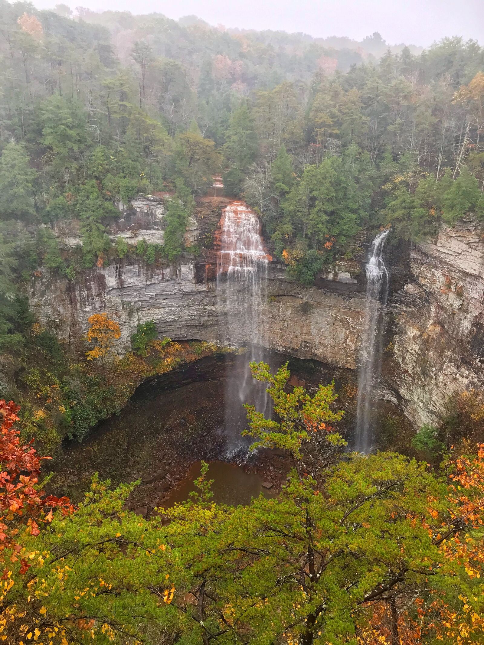iPhone 7 back camera 3.99mm f/1.8 sample photo. Waterfall, fall, trees photography