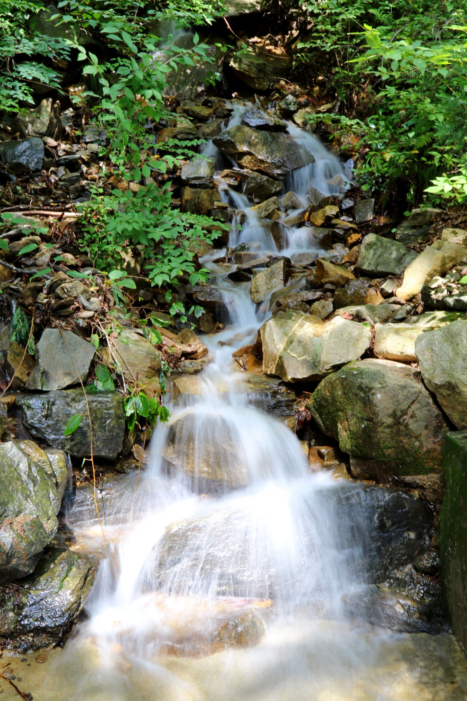 Canon EOS 7D Mark II + Canon EF 24-105mm F4L IS USM sample photo. Waterfall, water, the creek photography