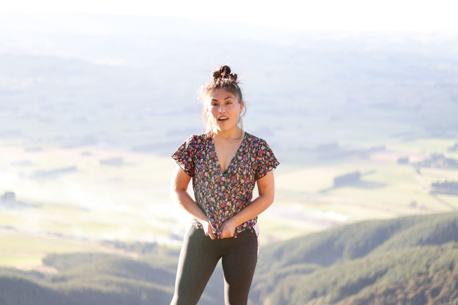 Canon EOS 80D sample photo. Valley, exhausted woman, colourful photography