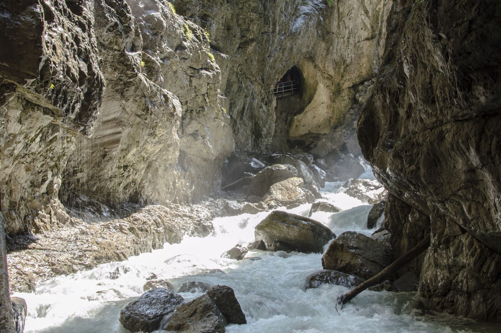 Nikon D3200 sample photo. Partnachklamm, clammy, river photography