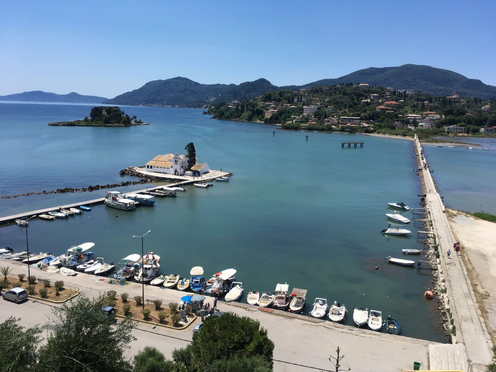 iPhone SE back camera 4.15mm f/2.2 sample photo. Kanoni, corfu, island photography