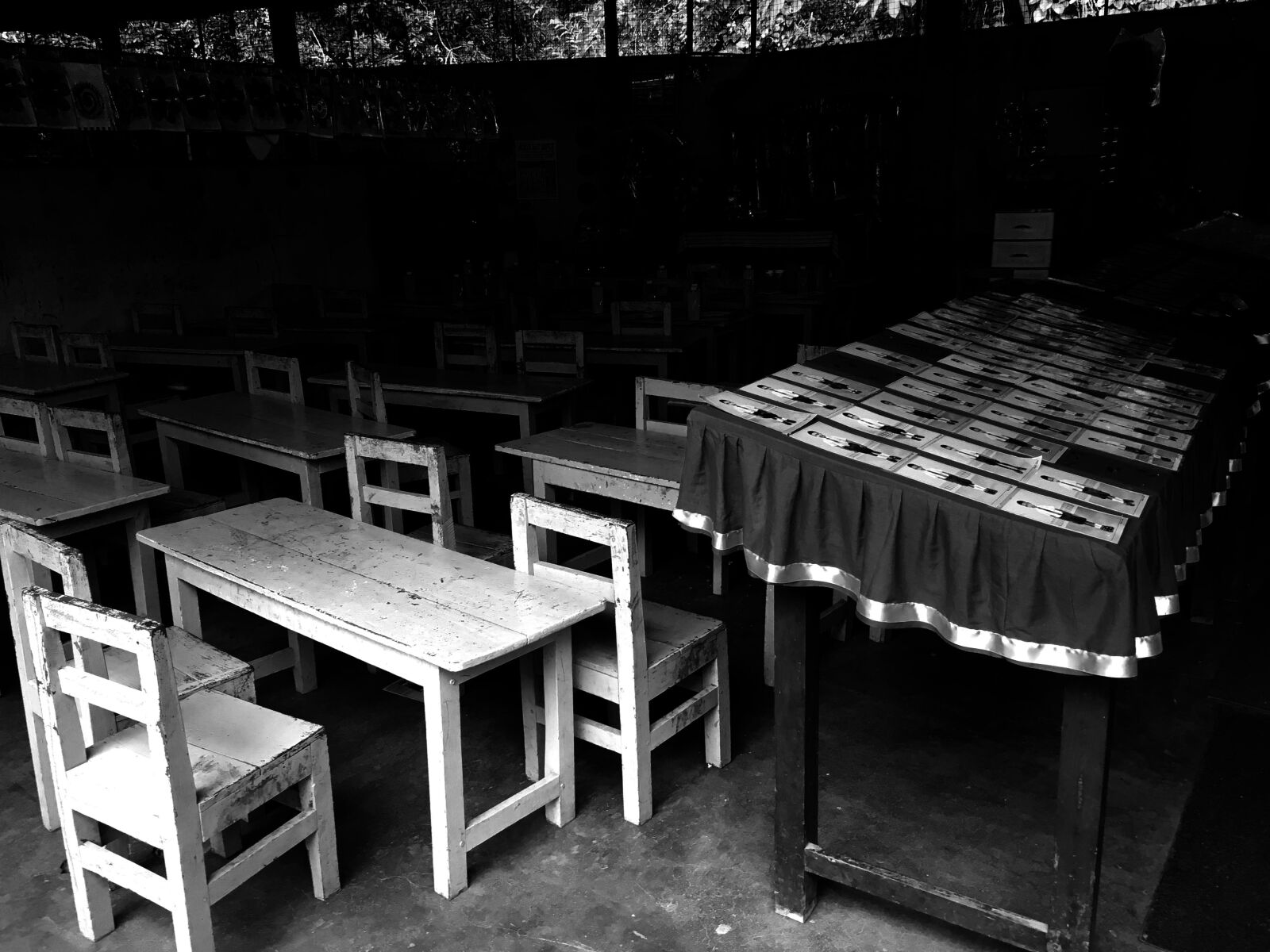 Apple iPhone 6s sample photo. Srilanka, school, chair photography