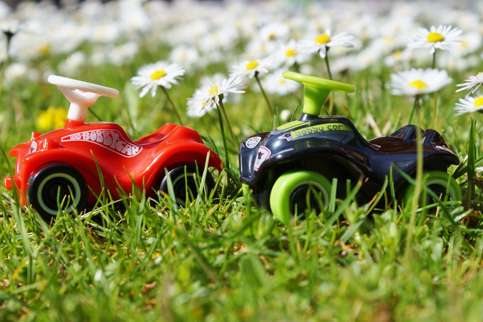Sony DT 18-70mm F3.5-5.6 sample photo. Toys, auto, bobby car photography
