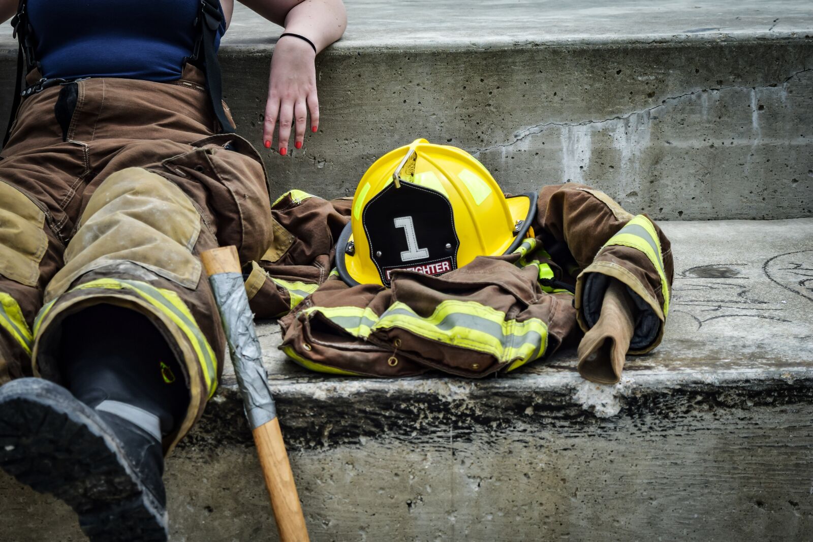 Nikon D3300 sample photo. Career, firefighter, relaxing photography