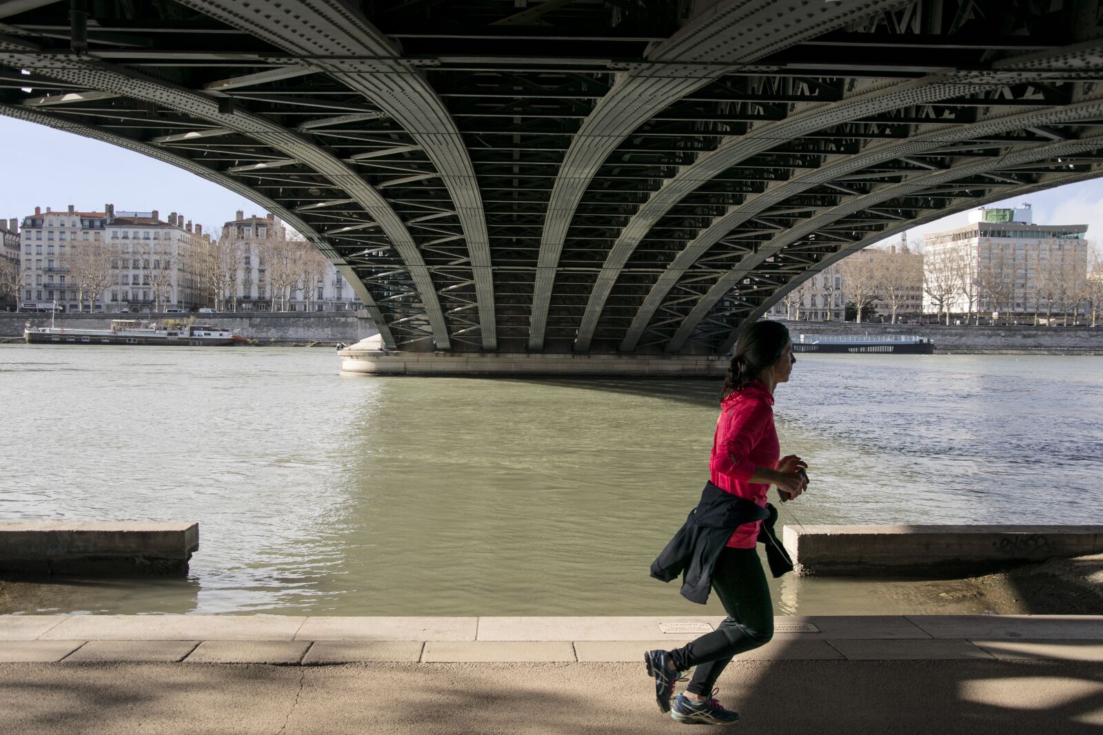 Nikon D3300 sample photo. Woman, jogging, race photography