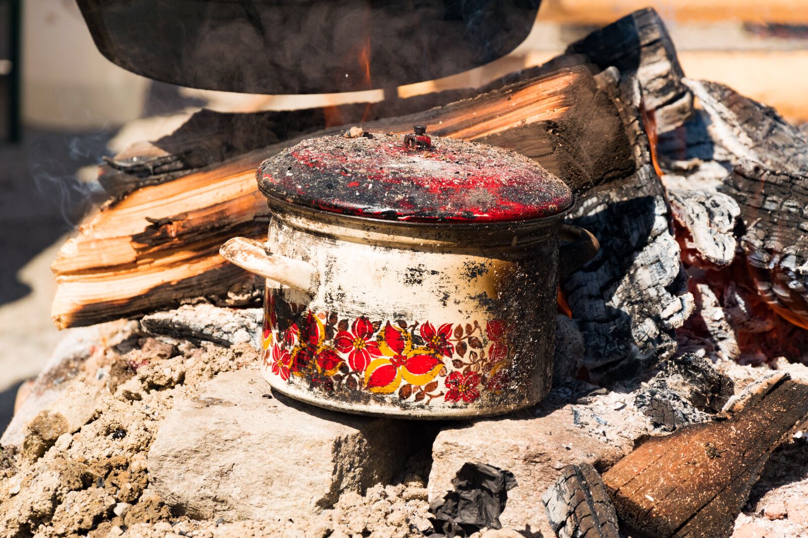 Nikon D3300 sample photo. Fire, firewood, ash photography