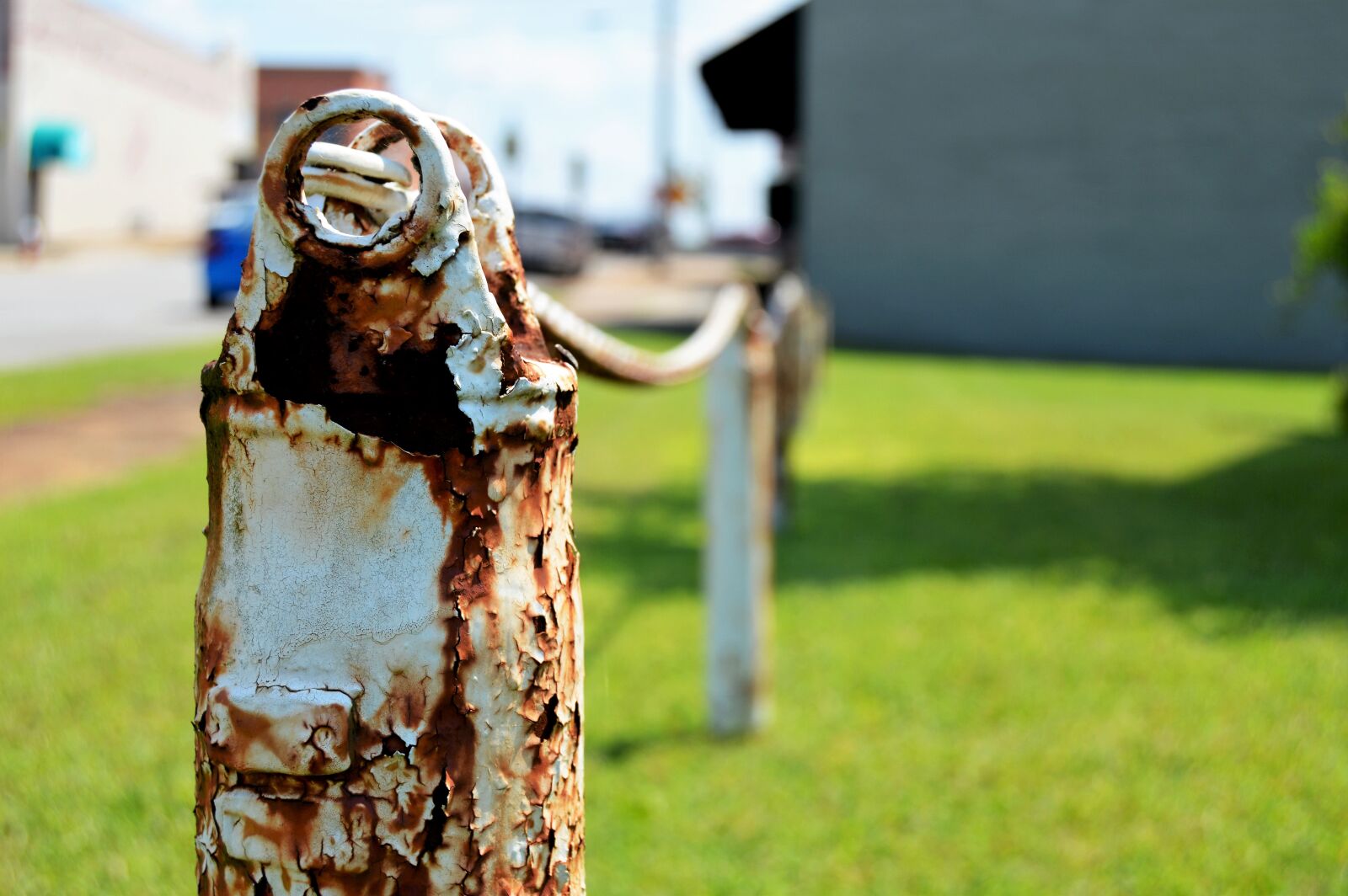 Nikon D3200 sample photo. Chain, pattern, metal photography