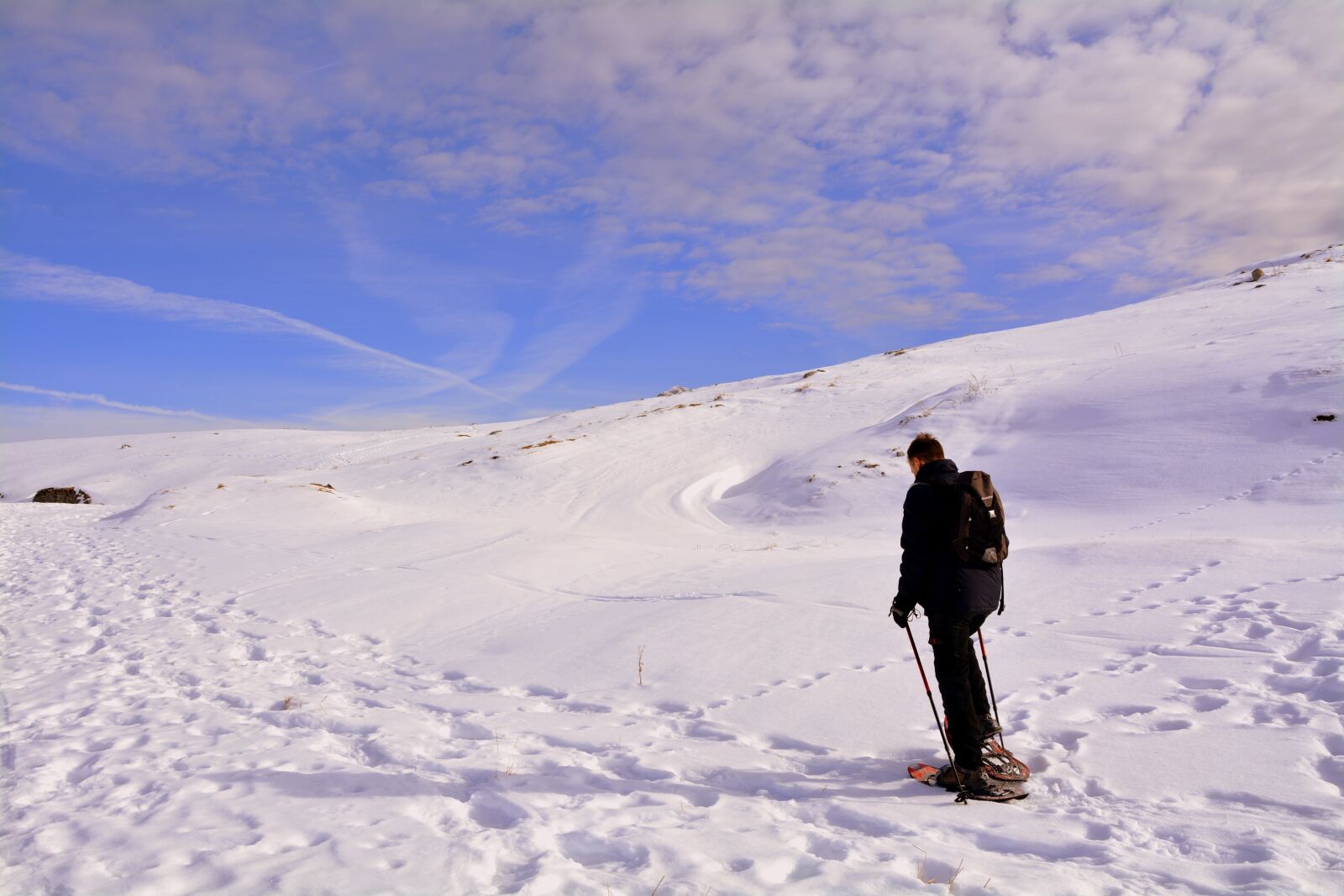 Nikon D7100 sample photo. Solitude, excursion, snowshoes photography
