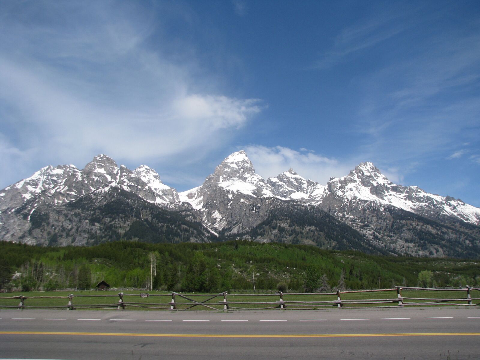 Canon POWERSHOT S5 IS sample photo. Grand tetons, blue sky photography