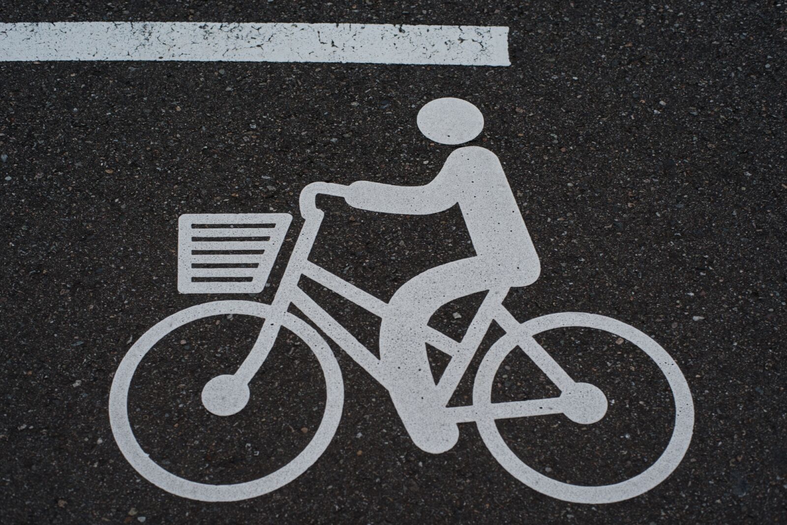 Nikon D800E sample photo. Bike, pictogram, road signs photography