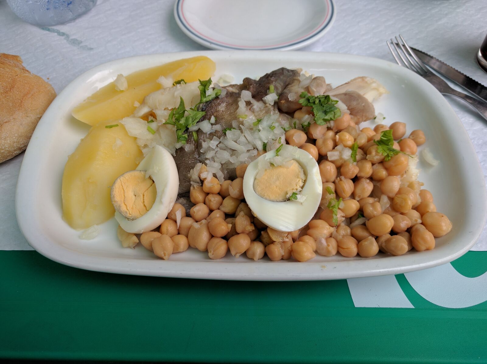 LG Nexus 5X sample photo. Chickpeas, potato, egg photography