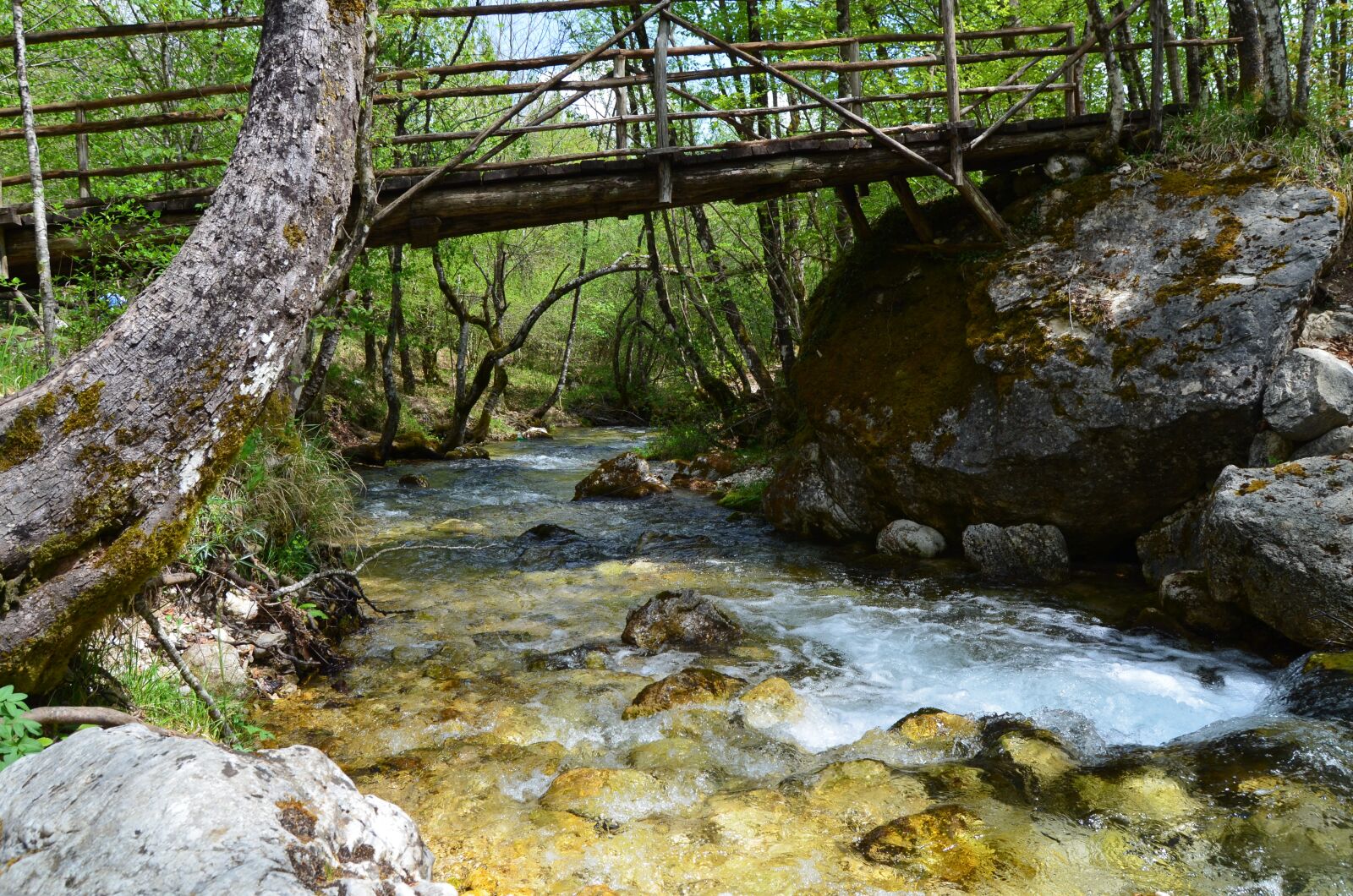 Nikon D5100 sample photo. Stream, bridge, river photography
