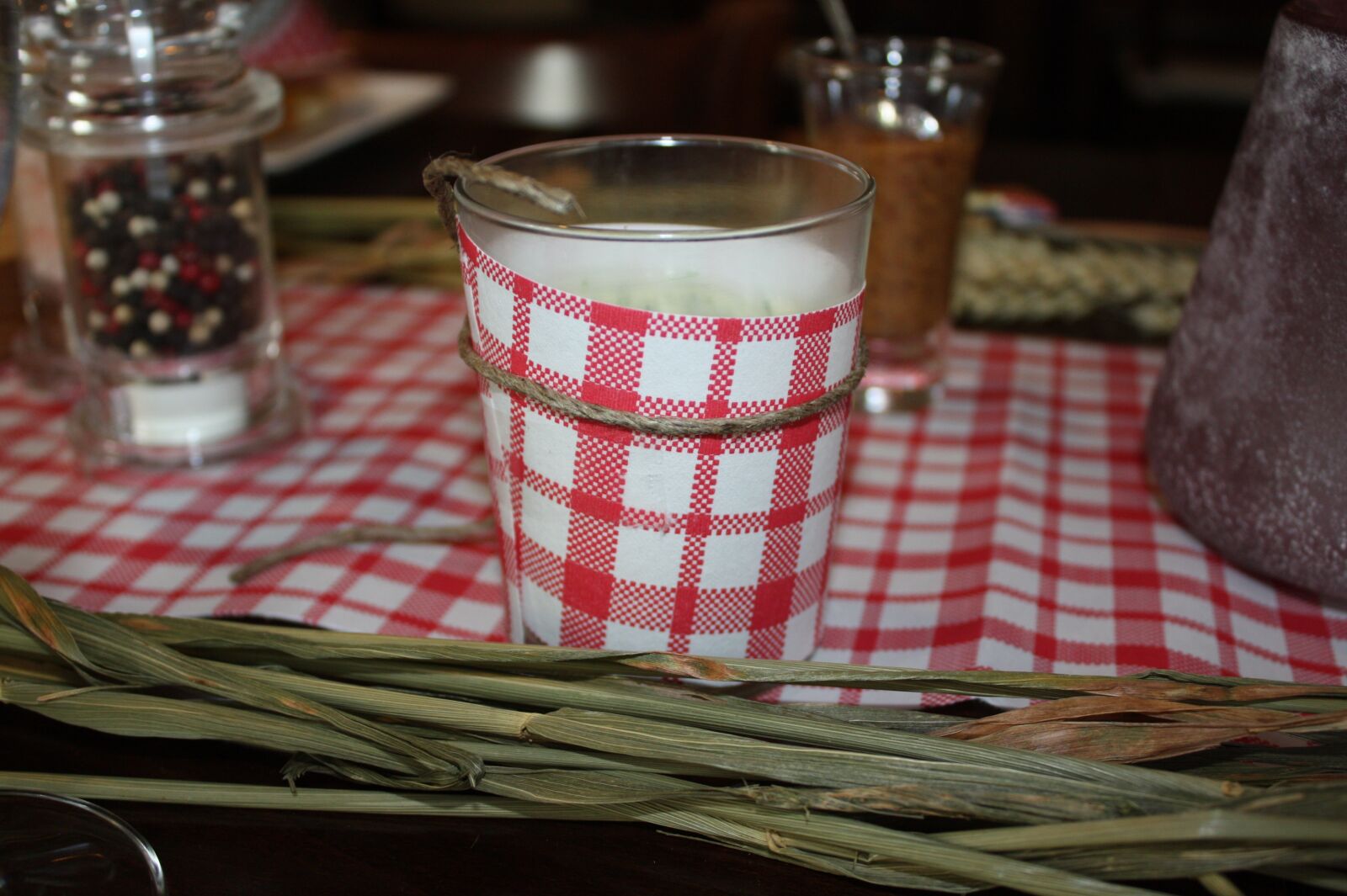 Canon EOS 450D (EOS Rebel XSi / EOS Kiss X2) sample photo. Oktoberfest, deco, checkered photography