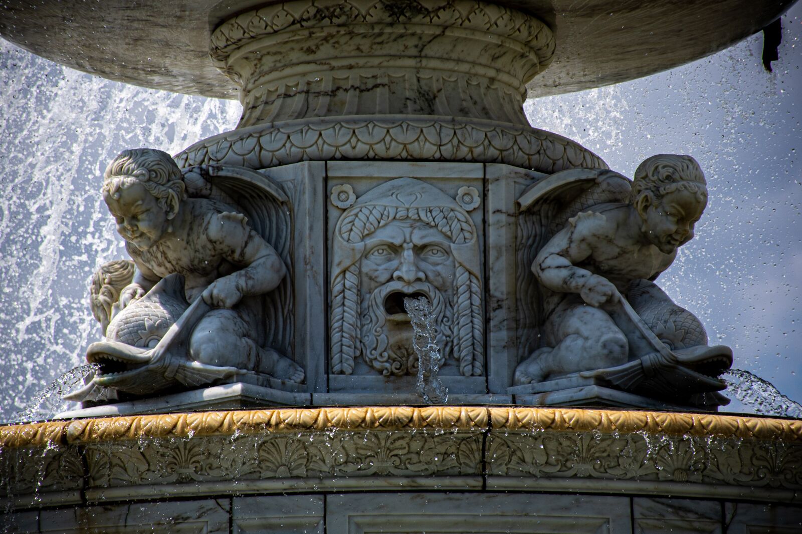 Nikon D750 sample photo. Belle isle, fountain, detroit photography
