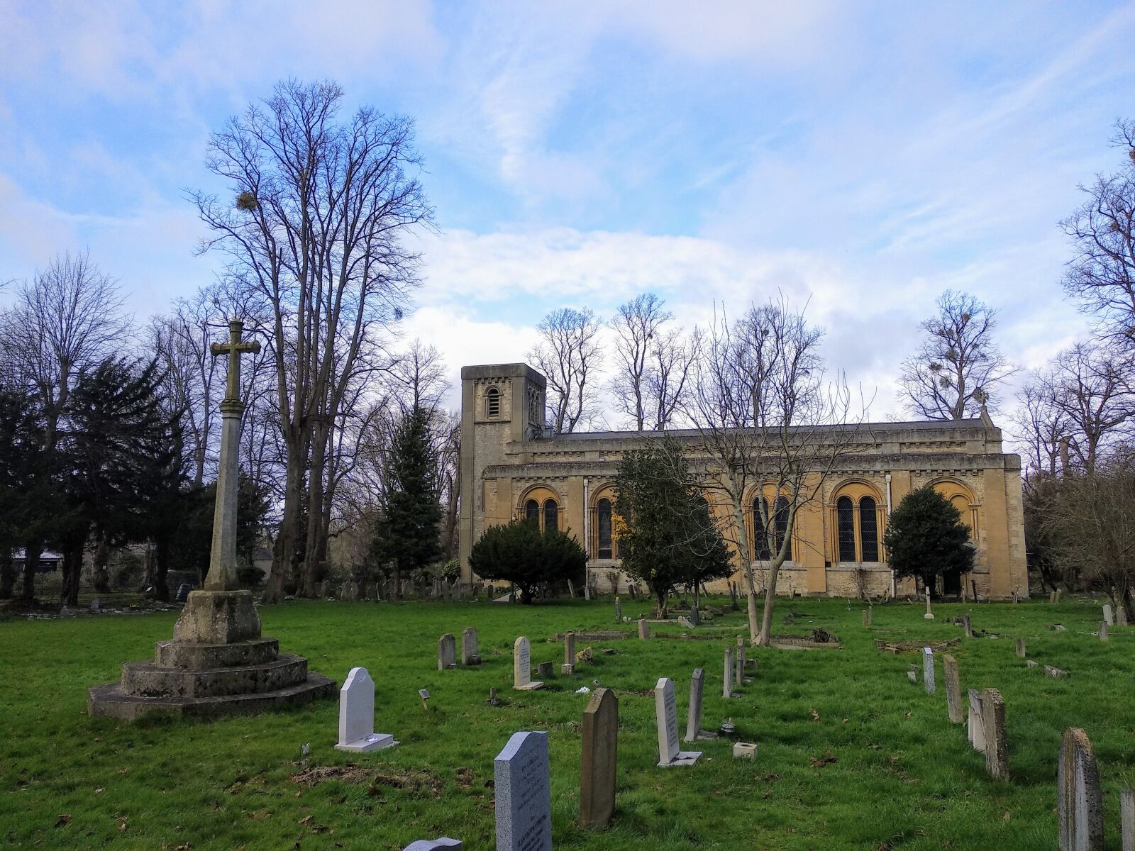 Xiaomi Mi A1 sample photo. Oxford, old cemetery, church photography
