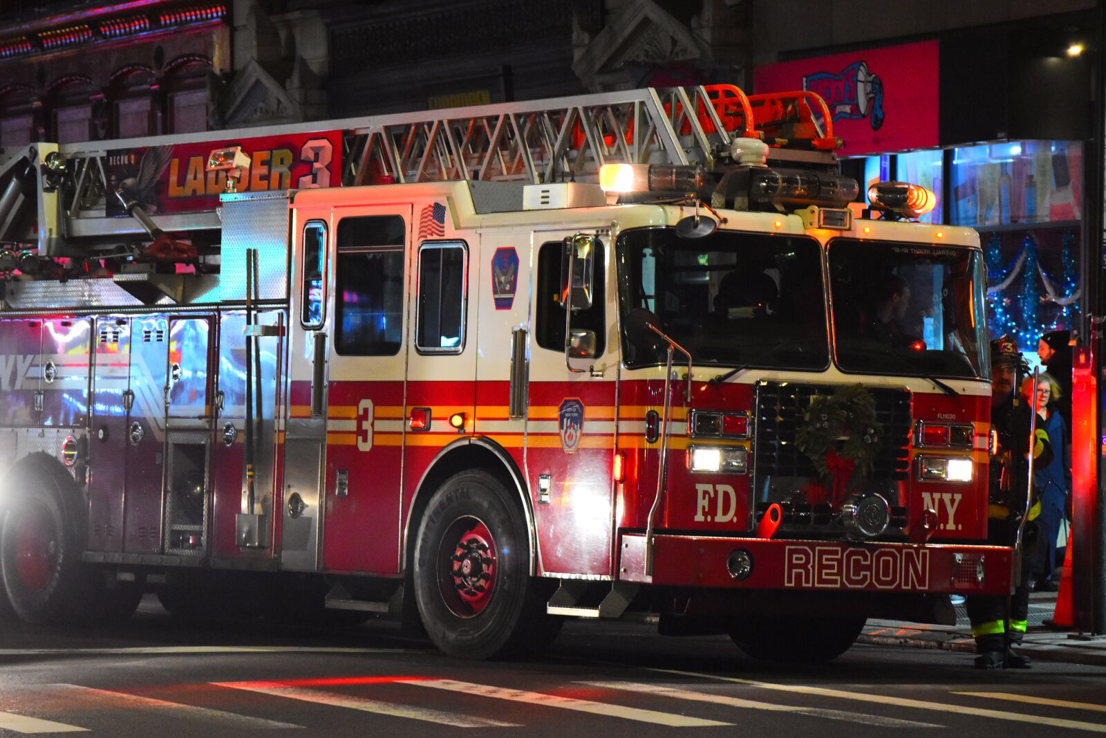Nikon D5500 sample photo. Usa, fire department, truck photography