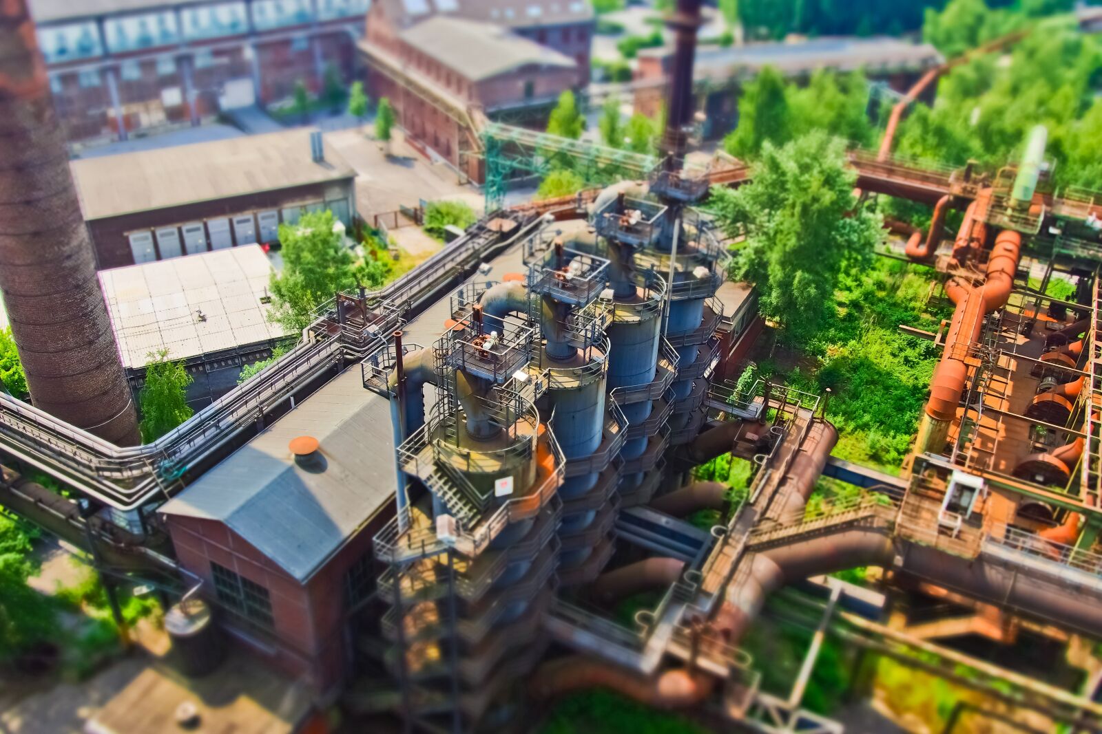 Olympus OM-D E-M10 sample photo. Architecture, steel mill, factory photography
