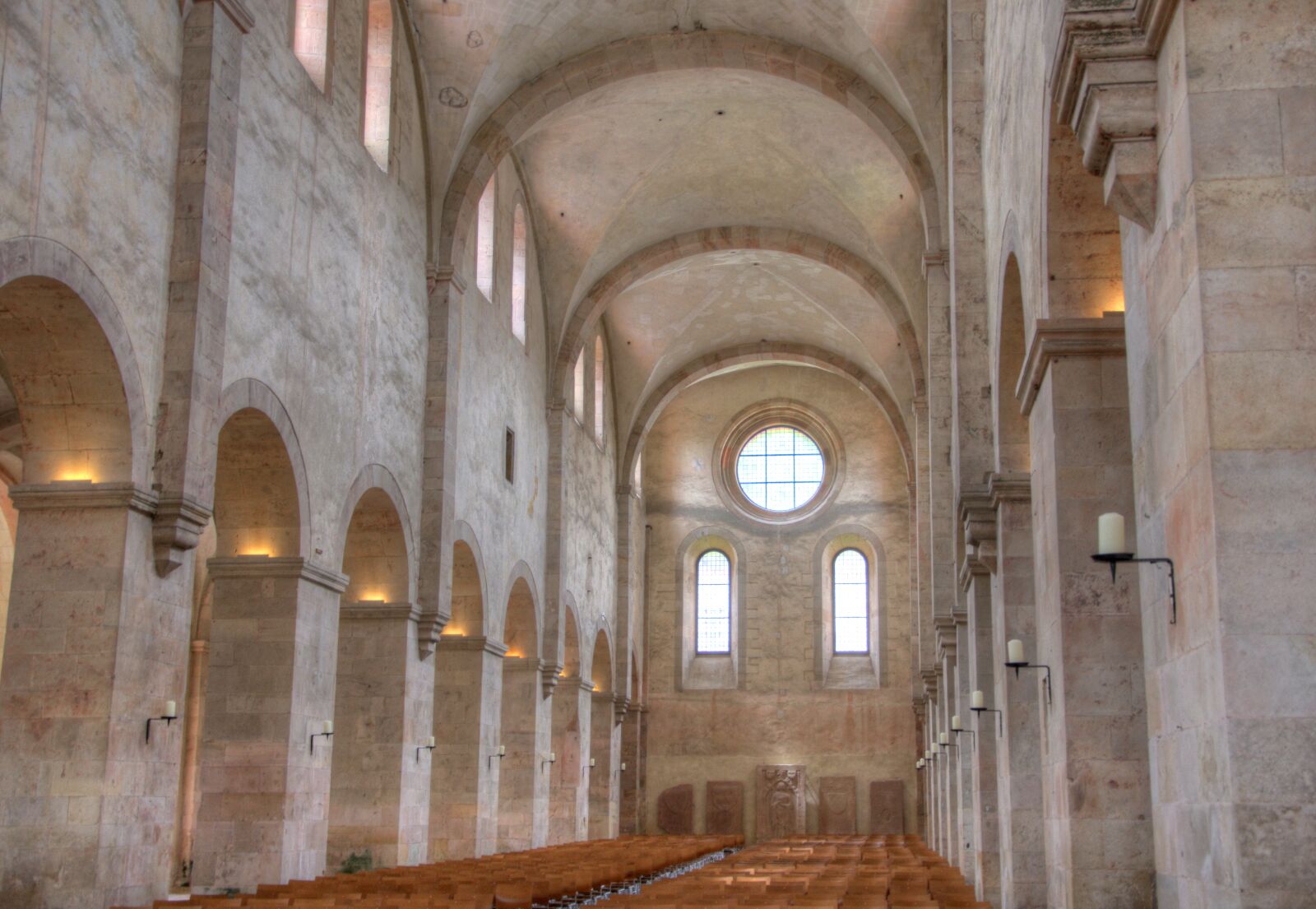 Nikon D90 sample photo. Monastery, eberbach, vault photography