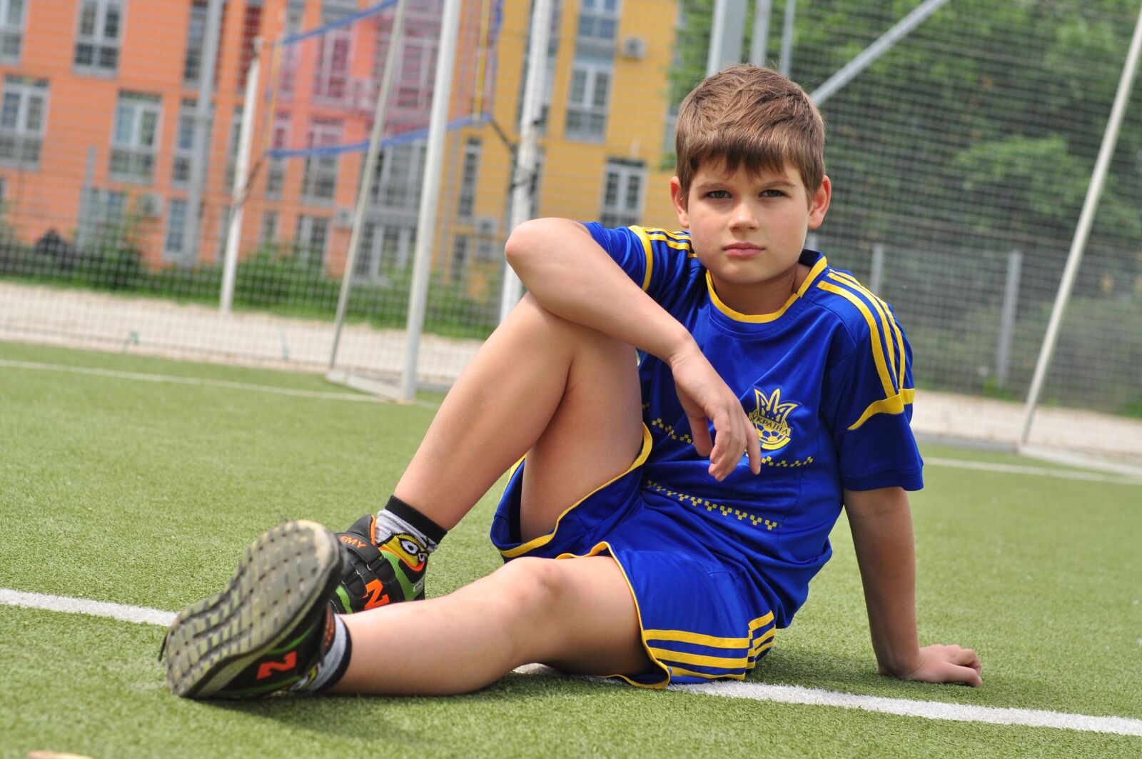 Nikon D5000 sample photo. Football, schoolboy, students photography
