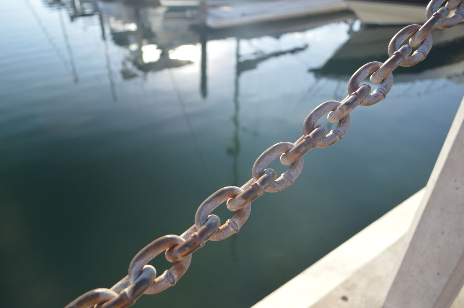 Nikon D3200 sample photo. Boat, waterfront, chain photography