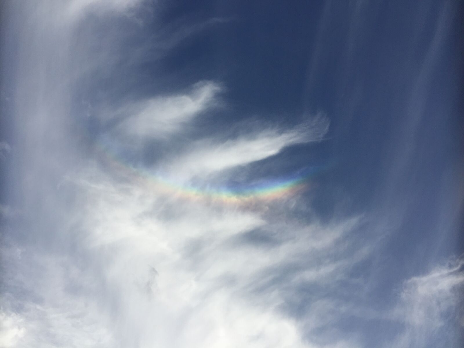 Apple iPhone 6 sample photo. Rainbow, sky, light photography