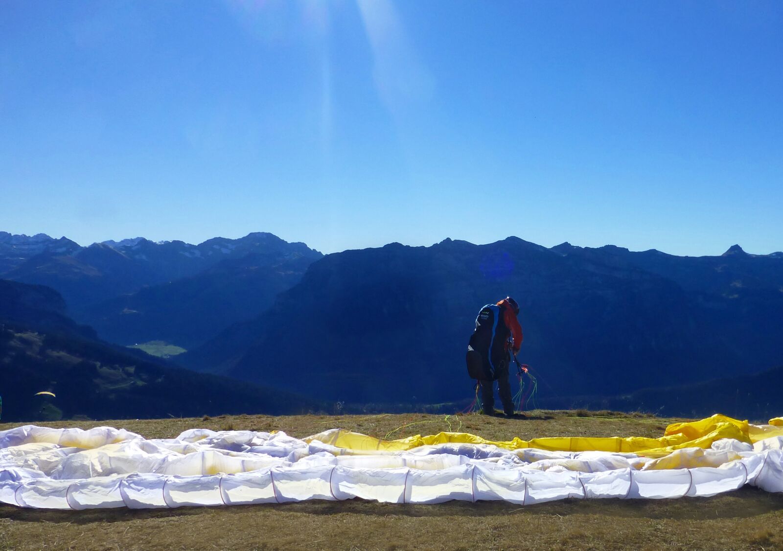 Panasonic DMC-TZ31 sample photo. Sport, paragliding, mountains photography