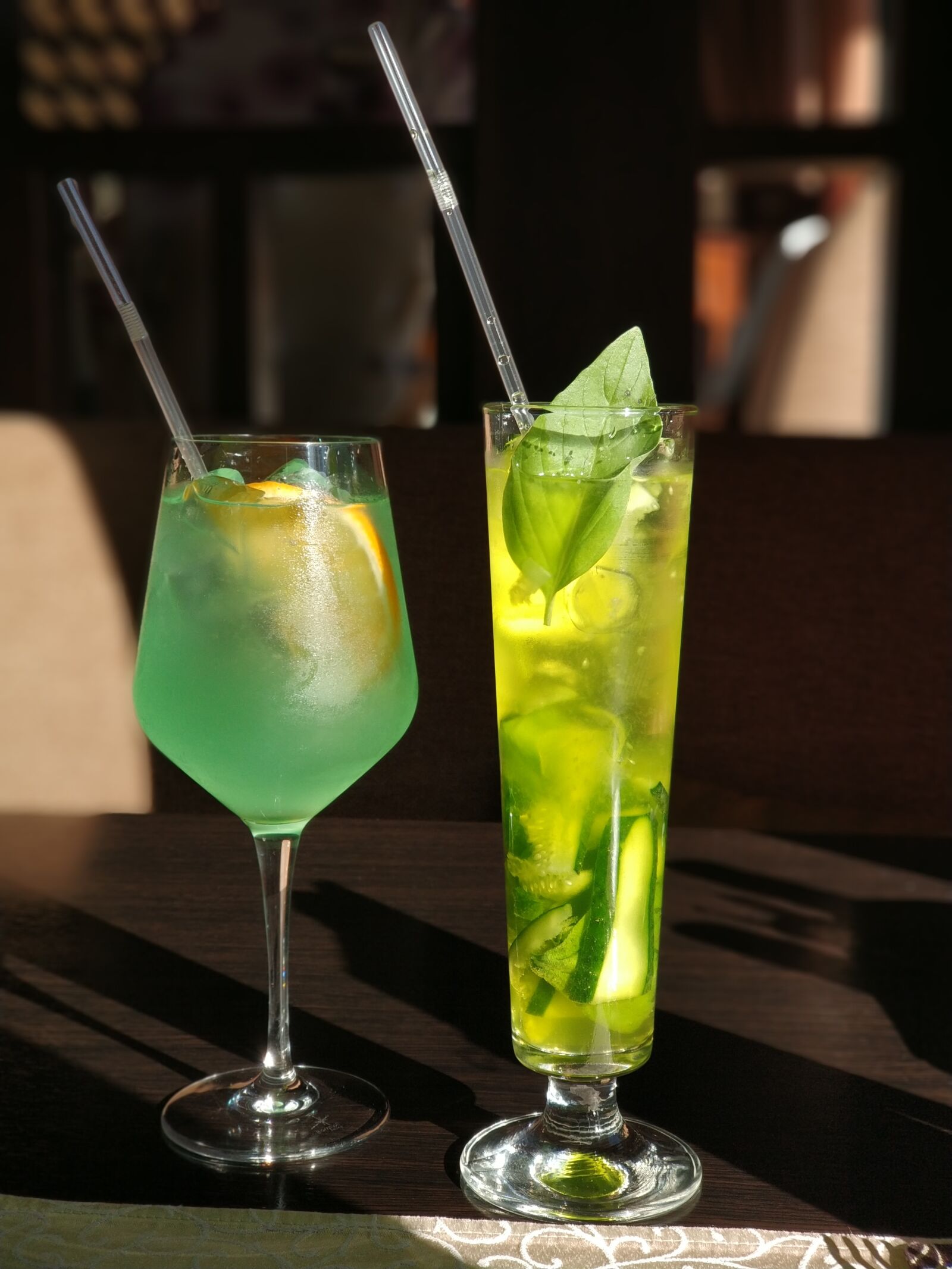 Xiaomi MI6 sample photo. Cocktails, green, sunshine photography