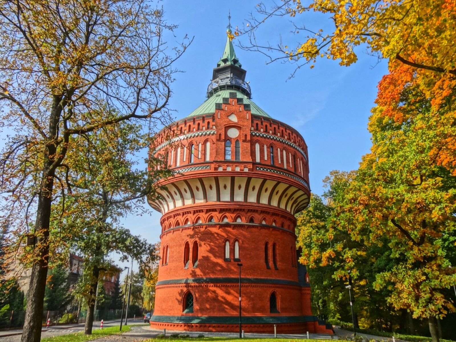 Sony Cyber-shot DSC-HX20V sample photo. Water tower, bydgoszcz, building photography