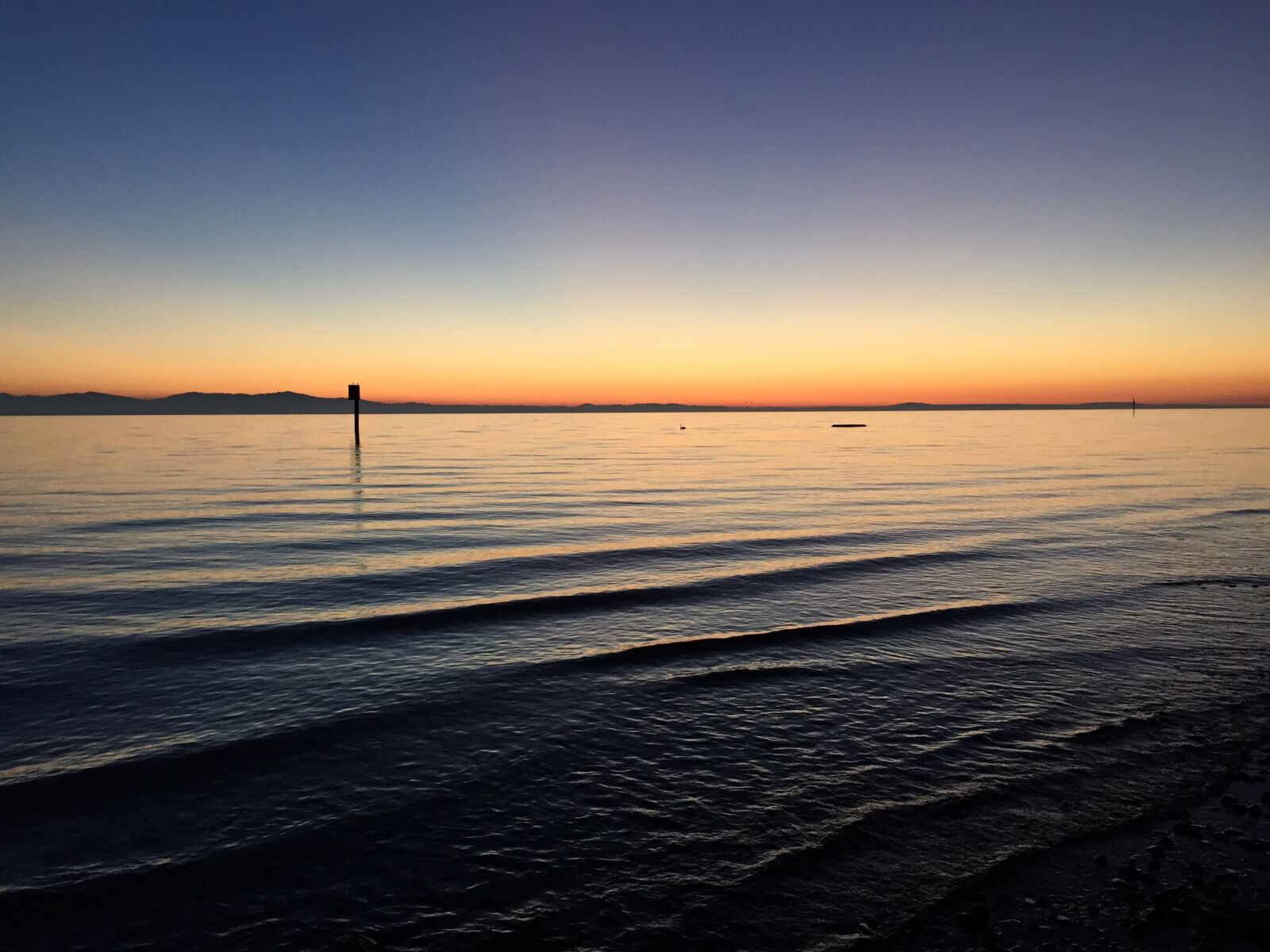 Apple iPhone 6 sample photo. Lake, lake constance, sunset photography