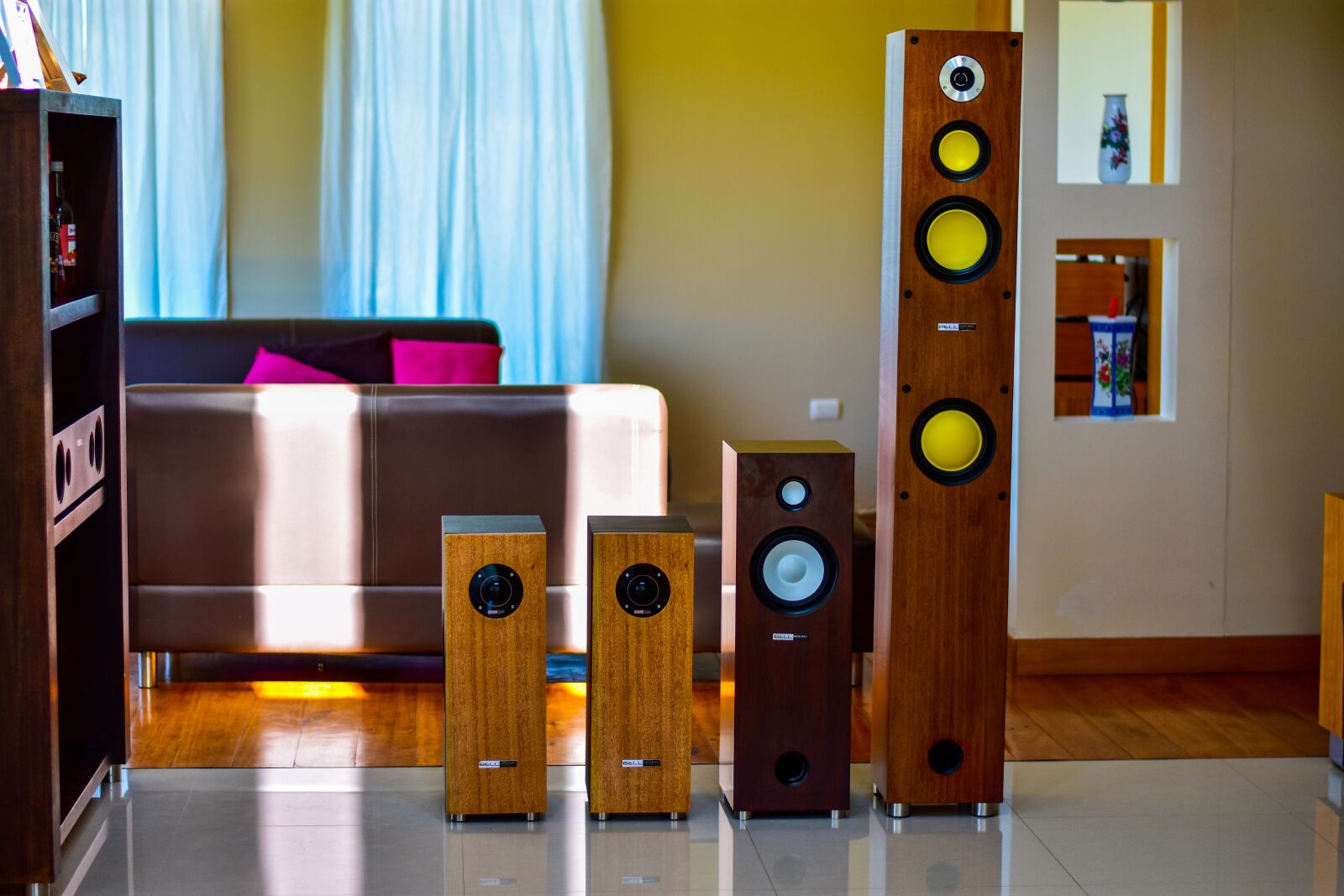 Nikon D3400 sample photo. Speakers, wood, elegant photography