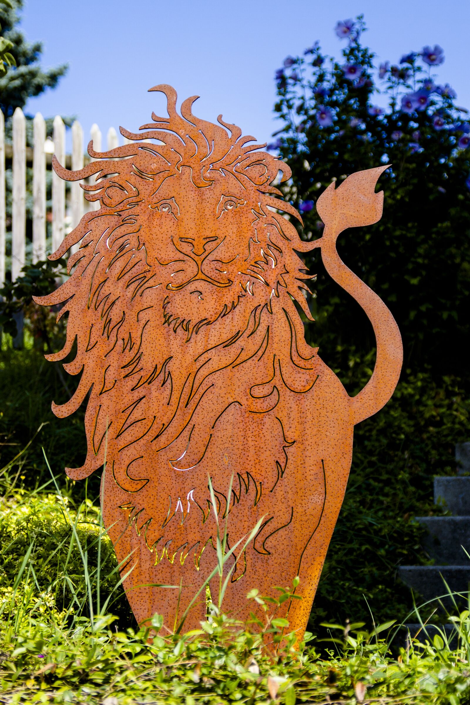 Canon EOS 7D sample photo. Lion, figure, statue photography
