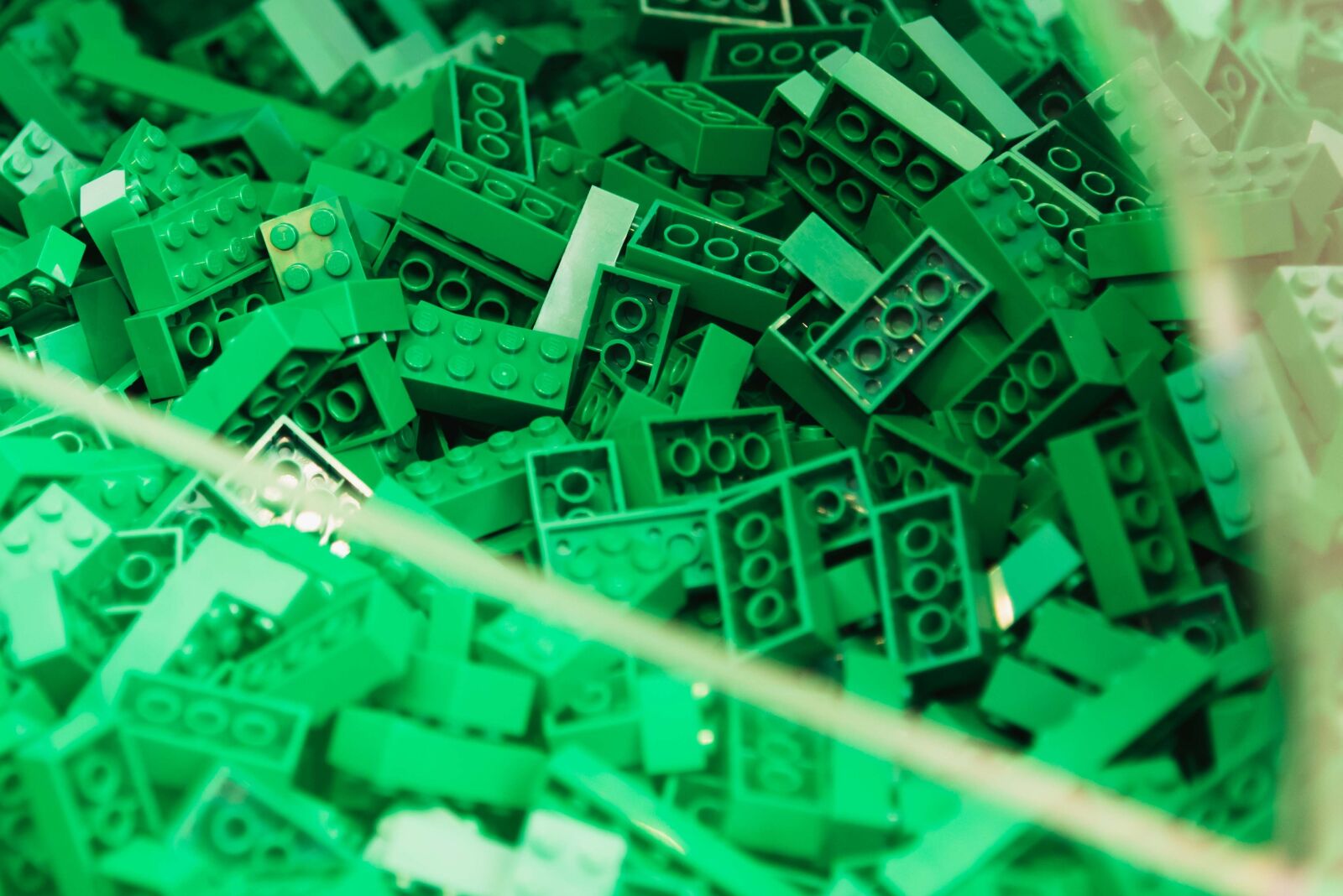 Nikon D750 sample photo. Lego blocks, lego, green photography