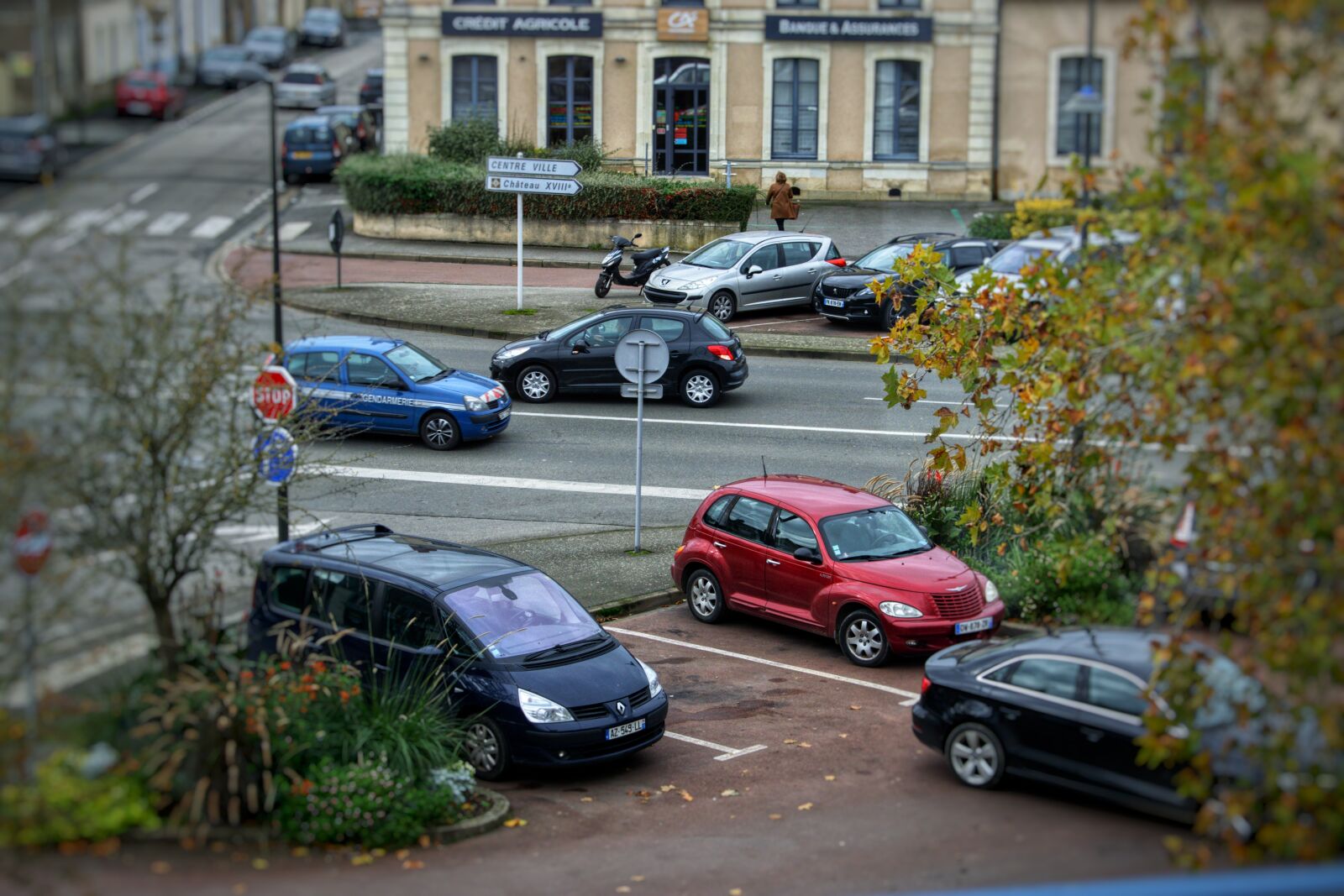 Nikon D3300 sample photo. City, cars, park photography