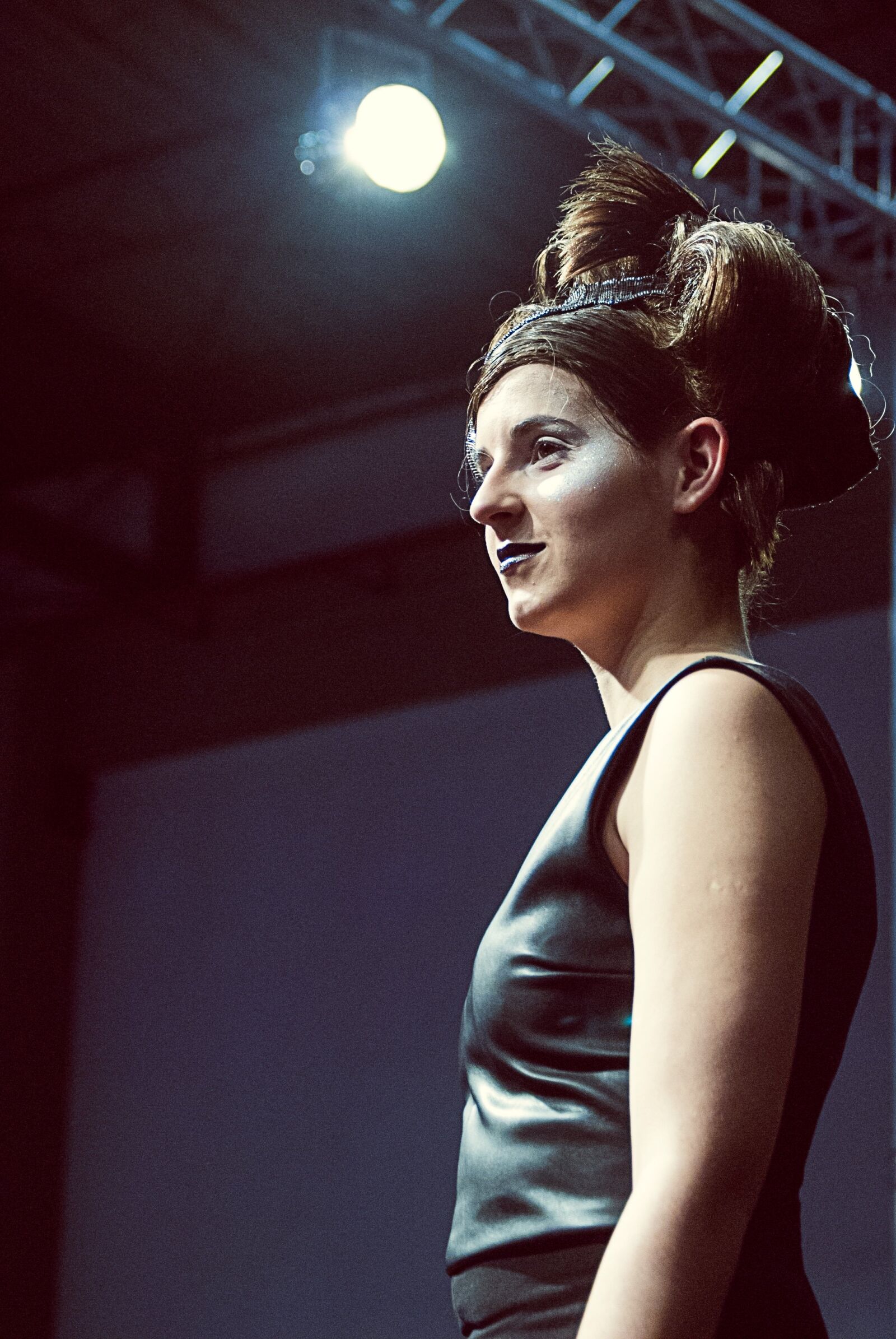 Nikon D200 sample photo. Expocosmética, model, presentation photography