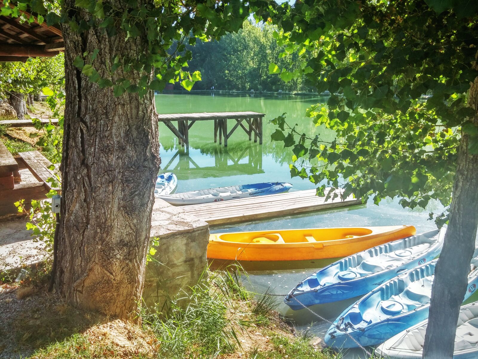 LG D855 sample photo. Bote, cazorla, green, lake photography