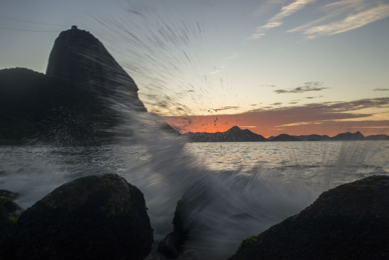 Nikon D3100 sample photo. Wave, red beach, sunrise photography