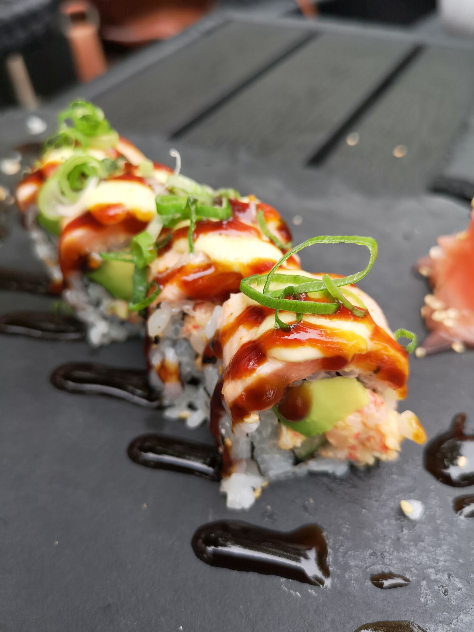 HUAWEI CLT-L29 sample photo. Sushi, mat, japanese photography