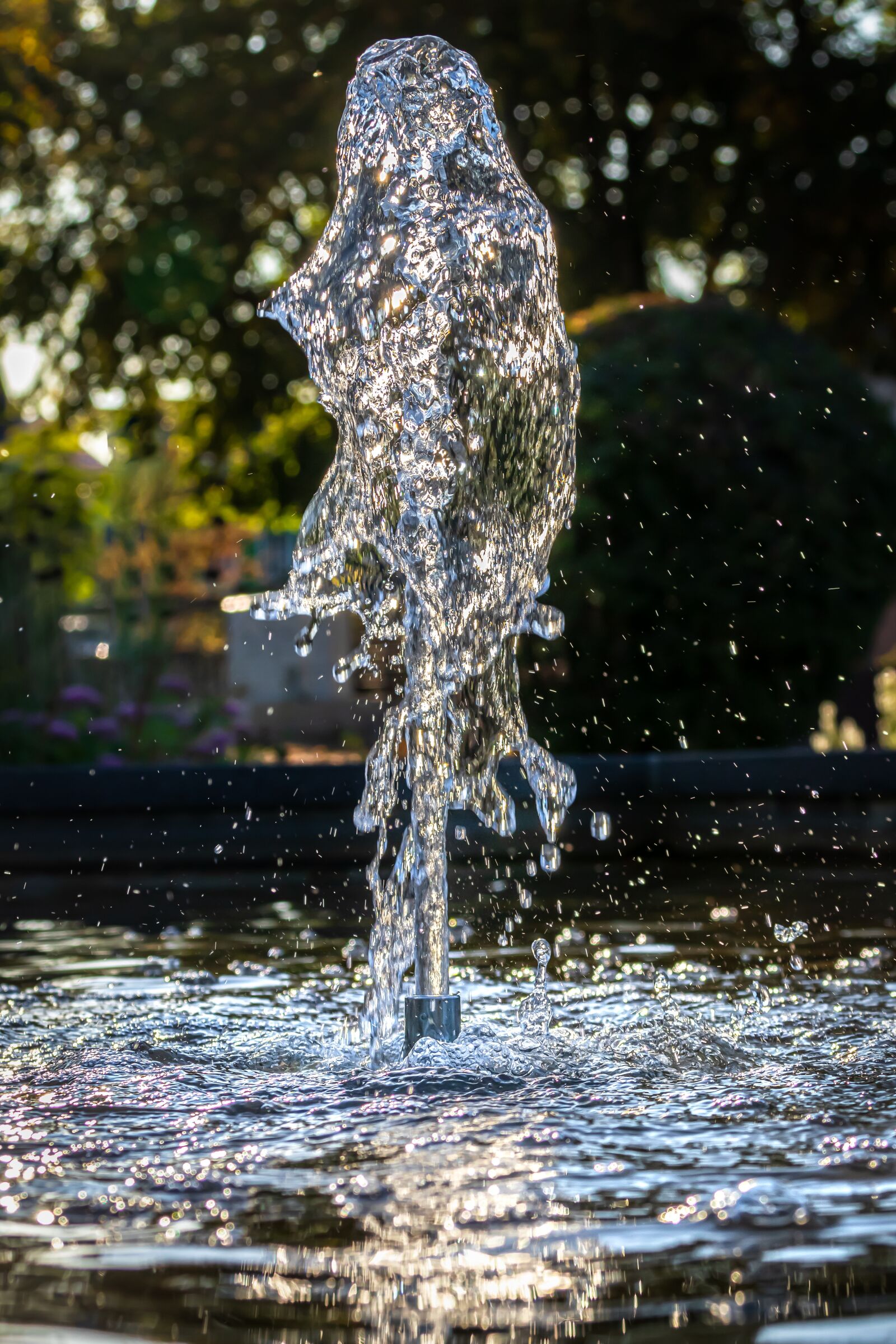 Canon EOS 80D sample photo. Fountain, fontaine, water photography