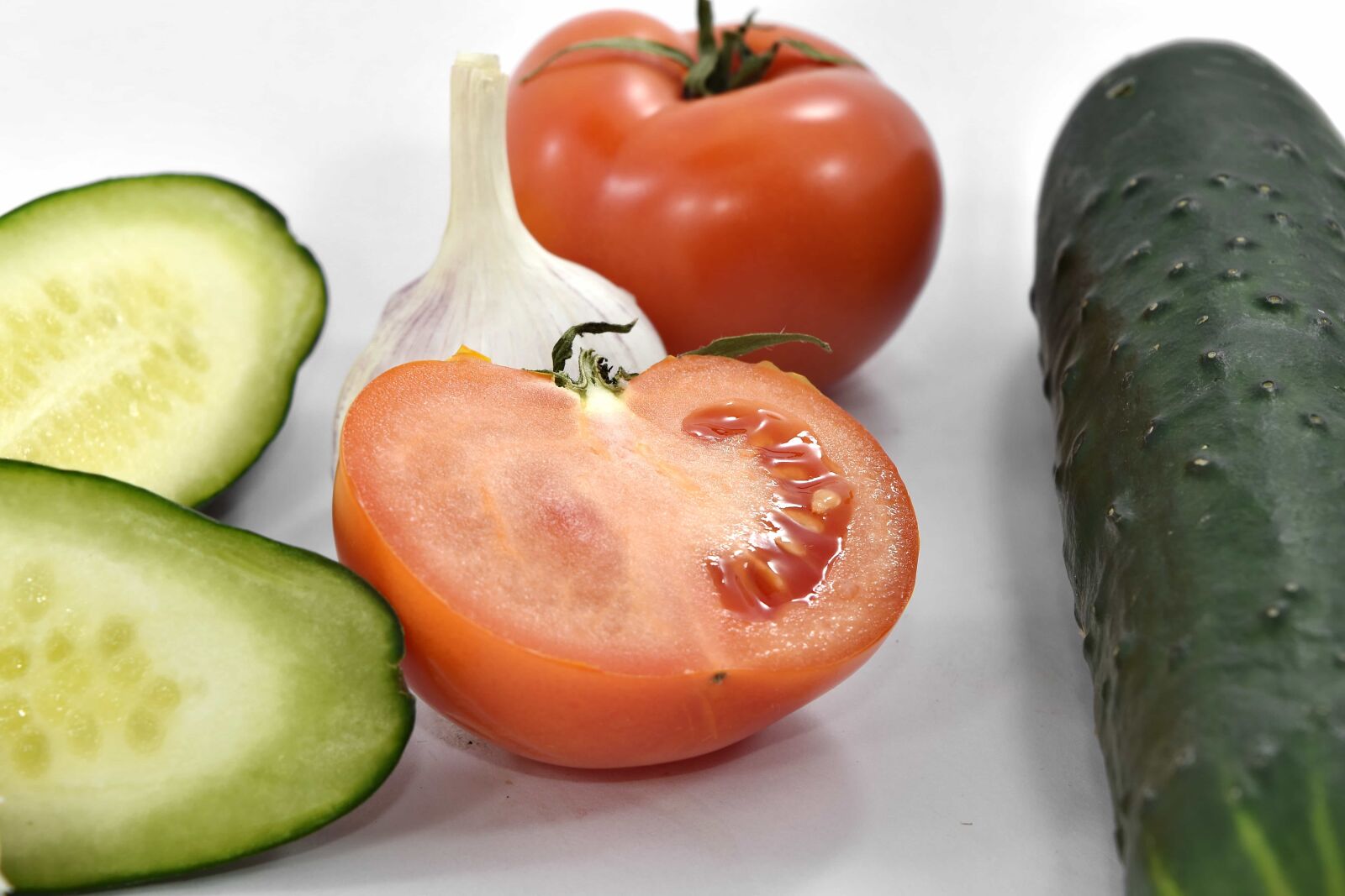 Nikon D5500 sample photo. Cross section, cucumber, seed photography