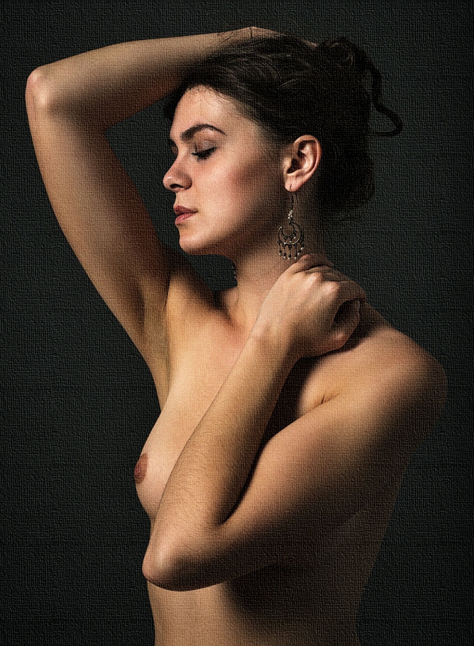 Nikon D80 sample photo. Nude, the act of photography