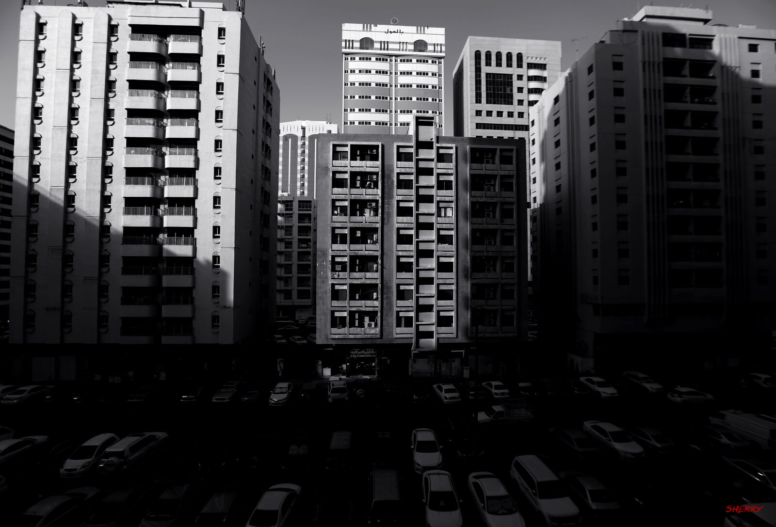 Canon EF 16-35mm F2.8L II USM sample photo. Apartment, buildings, black, and photography