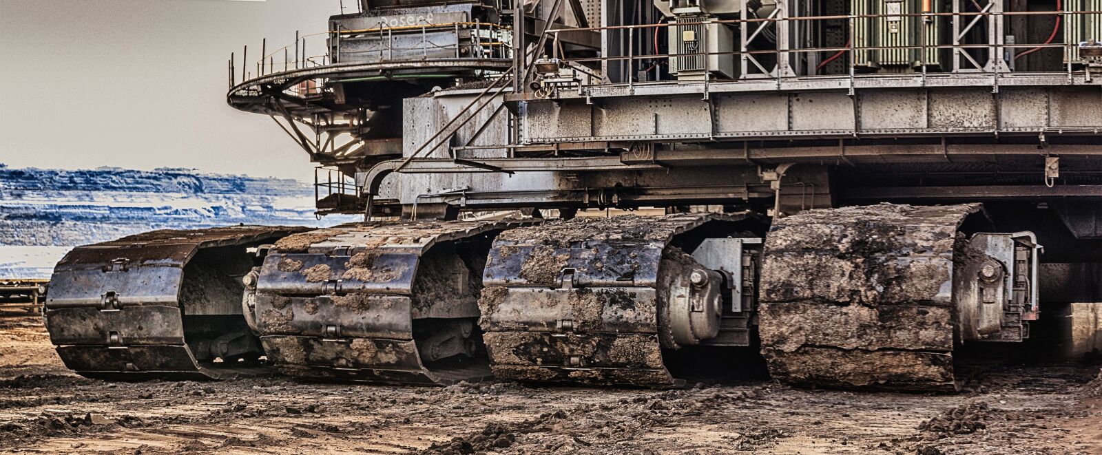 Canon EOS 80D sample photo. Open pit mining, tracked photography