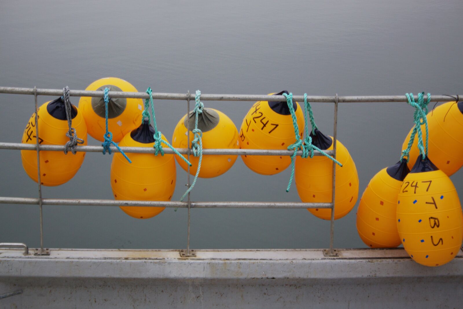 Canon EOS 50D sample photo. Ribbed floats, buoys, commercial photography