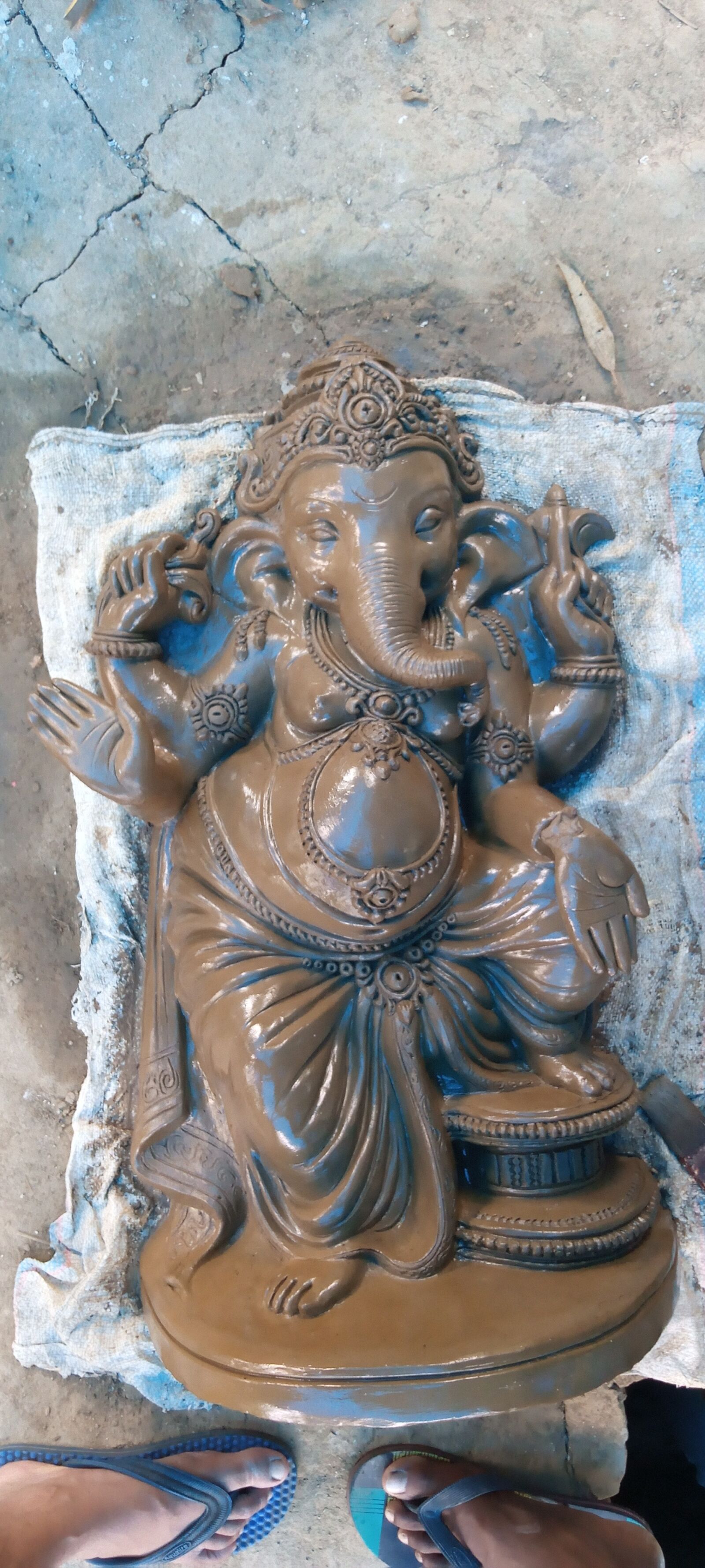 INFINIX MOBILITY LIMITED Infinix X650C sample photo. Ganesh, sculpture, clay sculpture photography