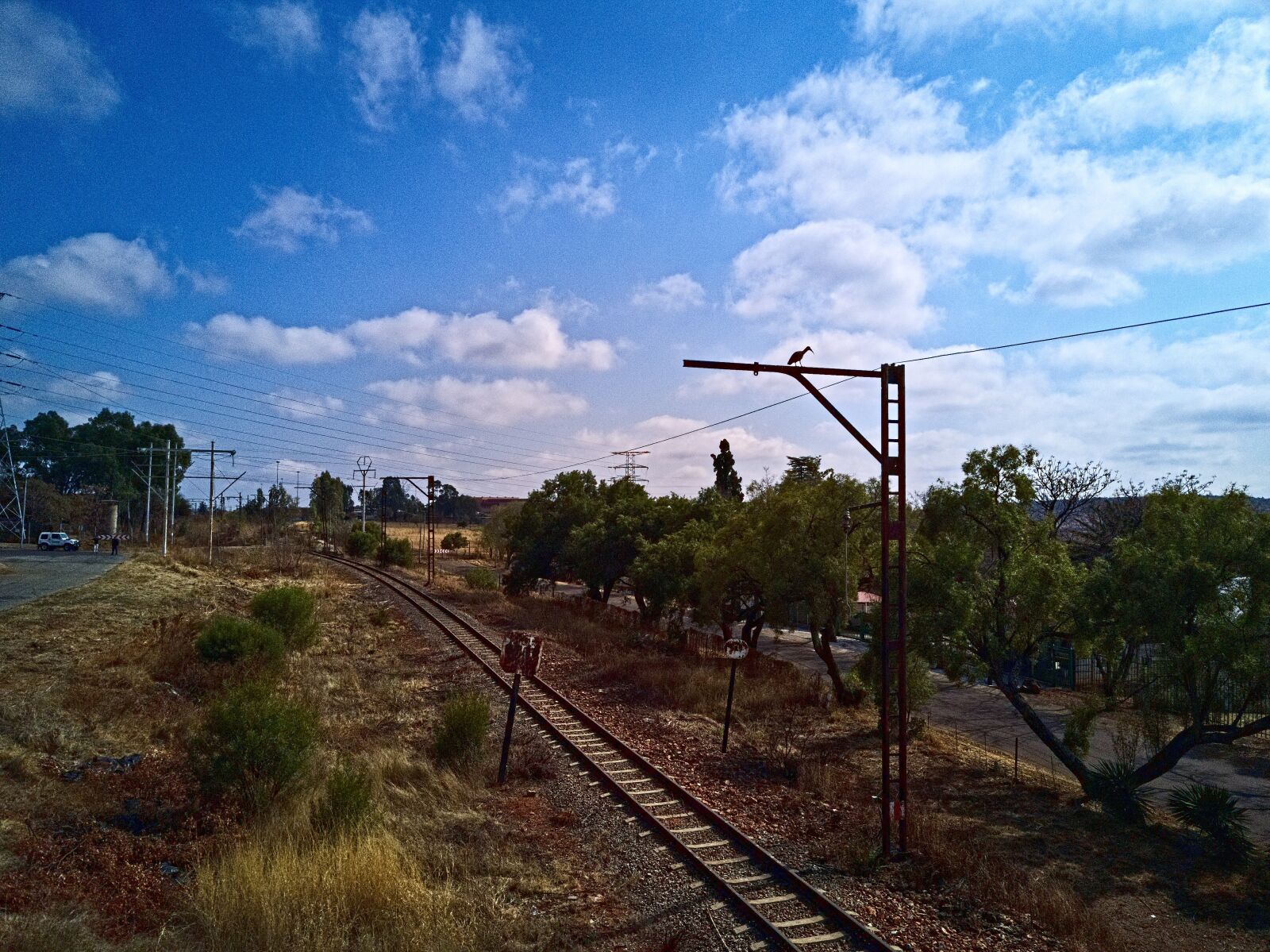 DJI FC220 sample photo. Railroad, track, train photography